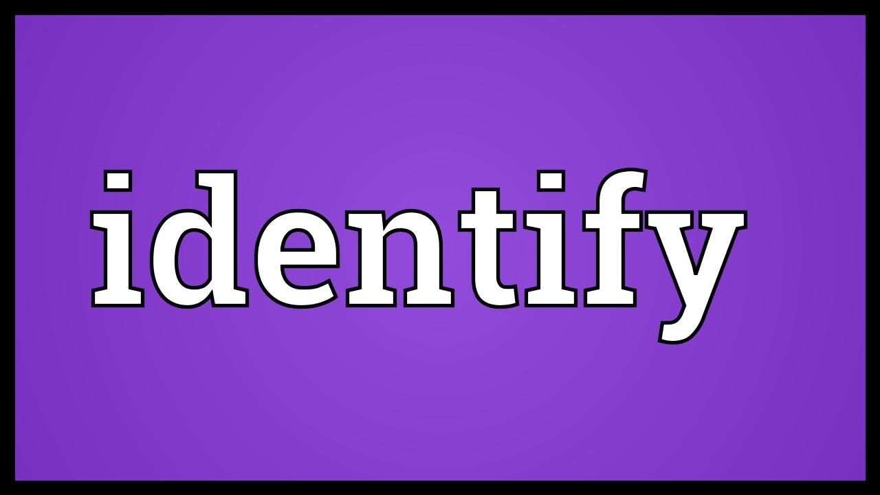 Identified Definition